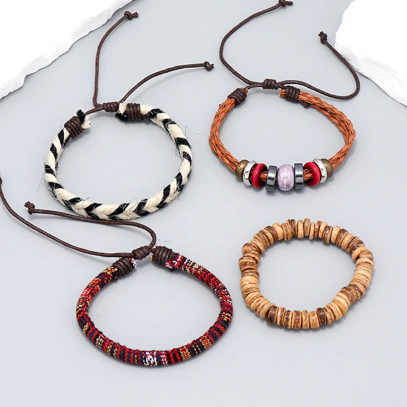 Fashion Handmade Woven Artistic Retro Bracelet DIY Set Bohemian Wholesale N2410116
