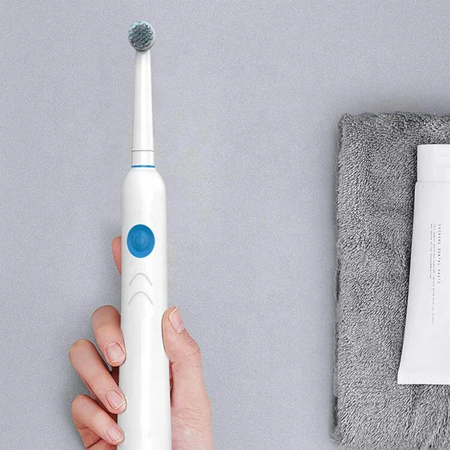 rechargeable  JS301 rotary round head sonic electric toothbrush