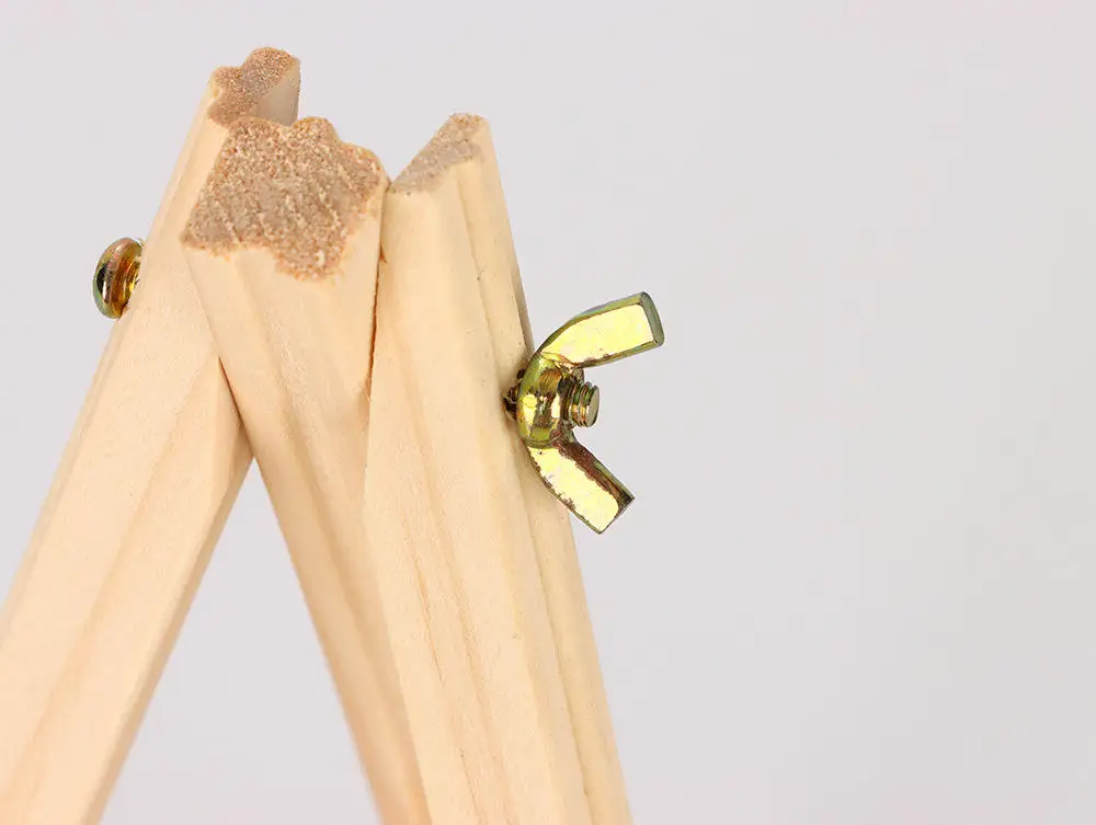 Children drawing art display holder oil watercolor painting wooden easel stand