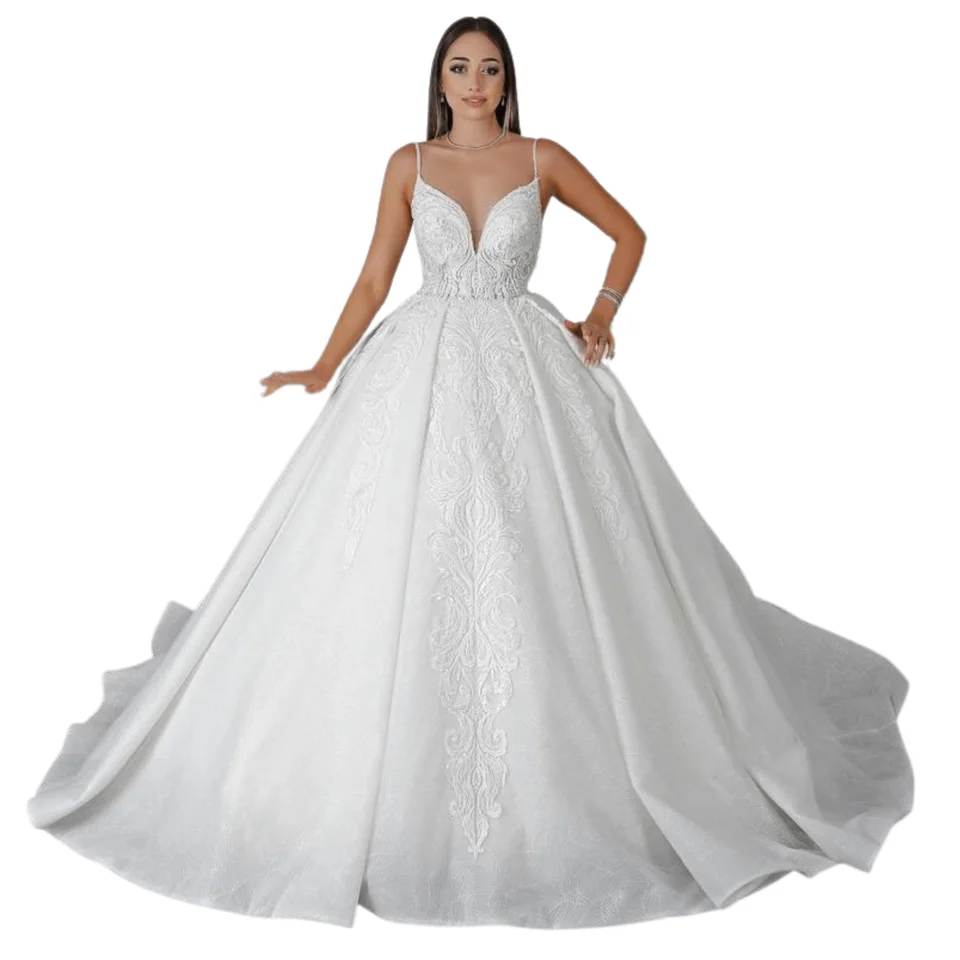 Plus Size Wedding Dress Bridal Special Collection French Lace Dress Wedding Custom  Wedding Dress for Marriage Ceremony Fashion