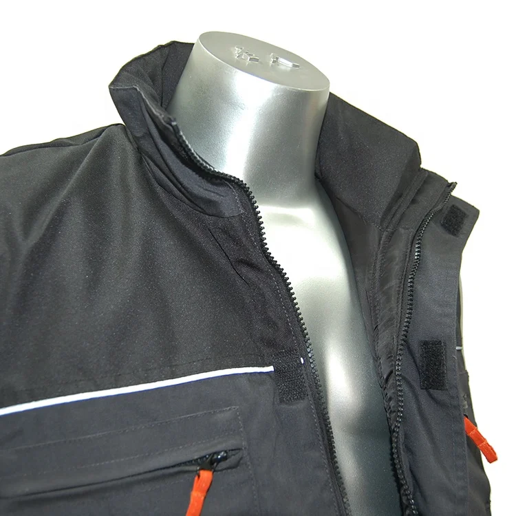 China supplier men winter work safety vests for sale