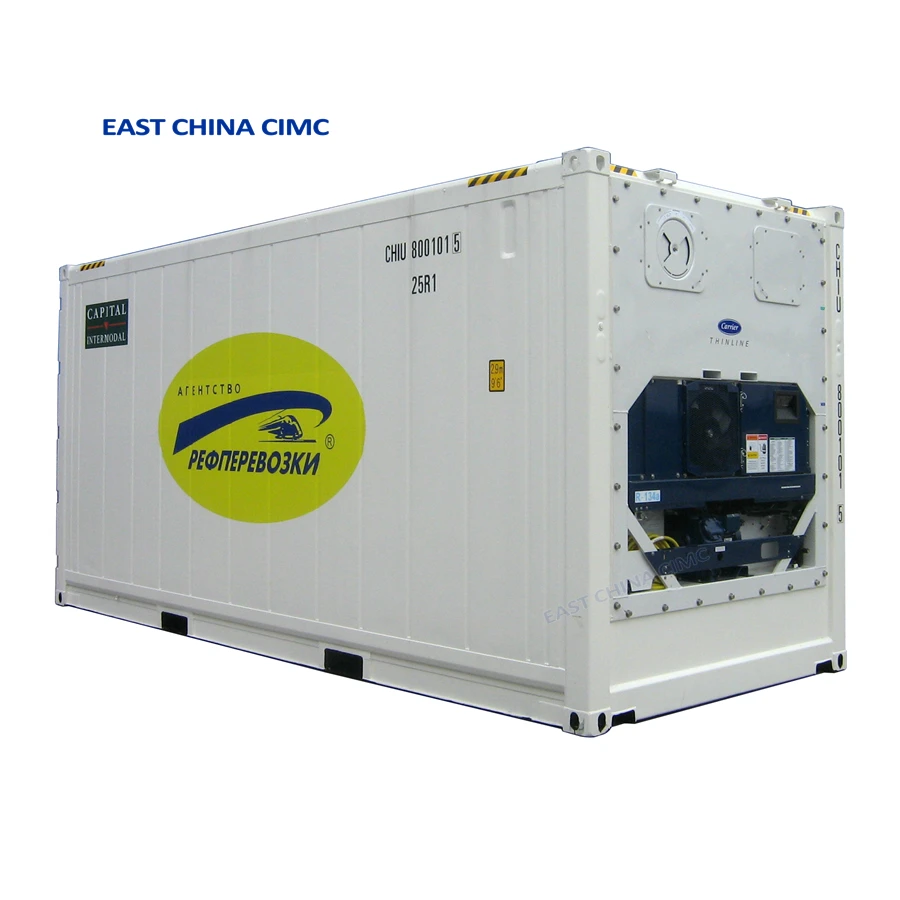 Reefer Tank Container Specs For Refrigerated Cargo 40ft 20ft Reefer Tank Container With Refrigerator