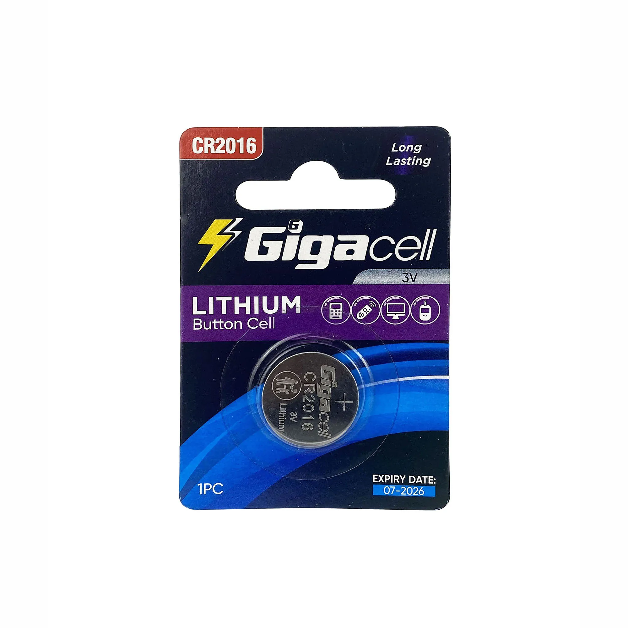 CR2016 blister Pack  China Factory Supplier 3.0V Lithium Button Cells Batteries