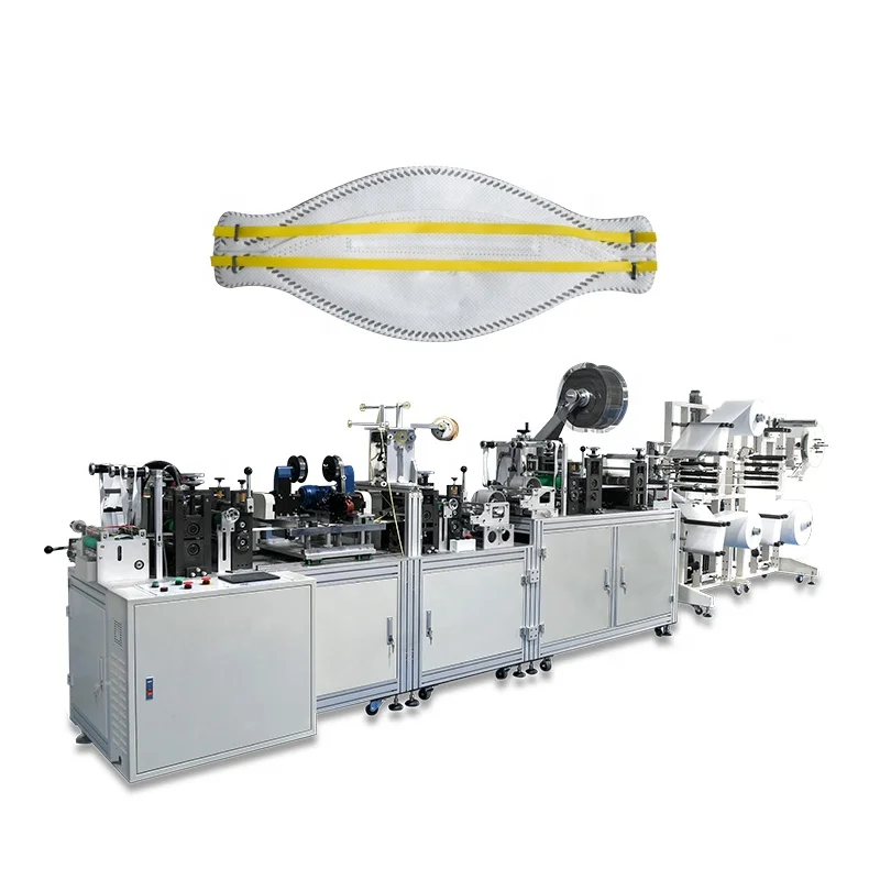 Factory Supplying  Fully Automatic Fish Mask Making Machine ,1860s /KF94/KN95