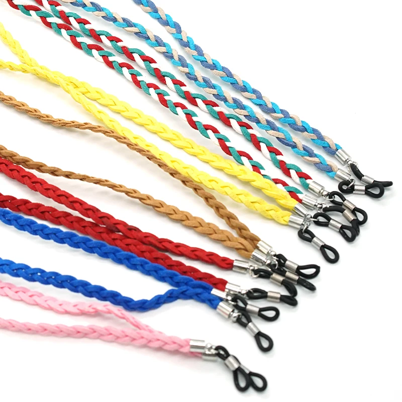 Manufacturer price pure color sunglasses strap Eyewear glasses cord Wearing comfortable style glasses cord