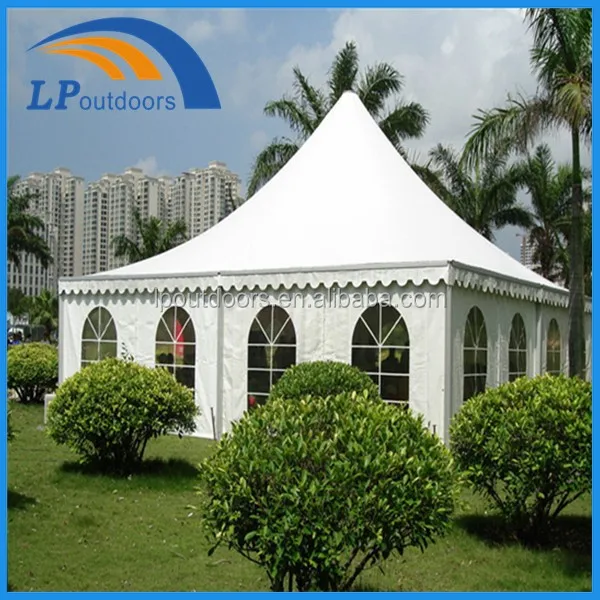 50 seater extruded aluminum frame outdoor event tent B line pagoda tent with luxury decoration for sale
