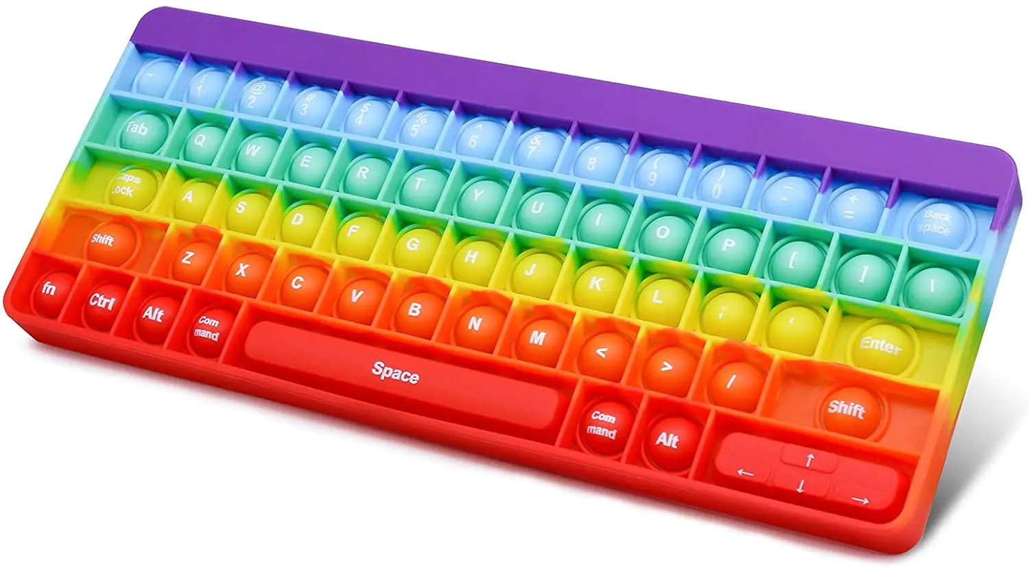 Wholesale Most popular Pop bubble toys Color Mufti keyboard style fashional silicone