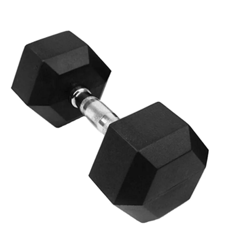 
Weight Lifting Rubber Coated Hammer Strength Hex Dumbbell 