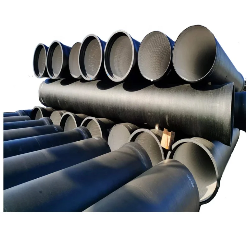 Ductile cast Iron pipes water pressure ductile iron round pipes DN400 DN200 drink water supply pipelines ductile pipe