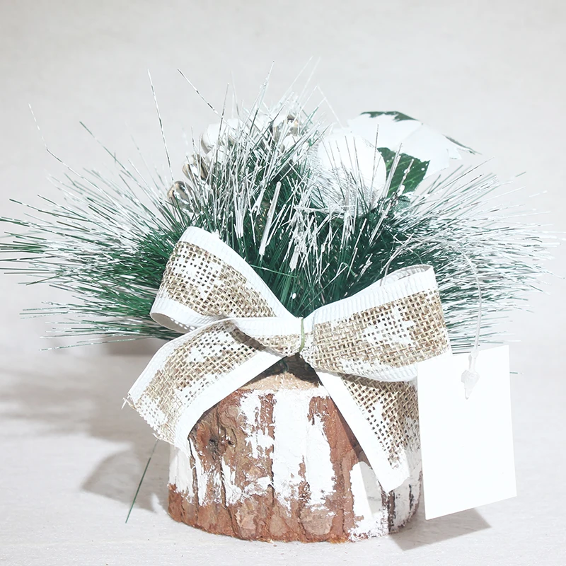 
 Рождественское украшение искусственный мини Снежная сосна Рождество  