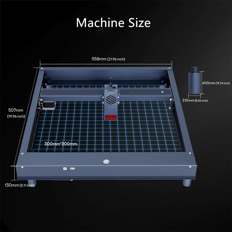 10W 20W 40w Desktop textile cloth fabric acrylic leather bamboo silicone wood laser engraver mini cutter machines