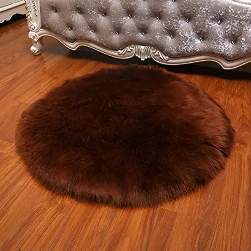 Faux Polyester Shaggy Rug Bedside Fluffy Fur Carpets Area Rugs