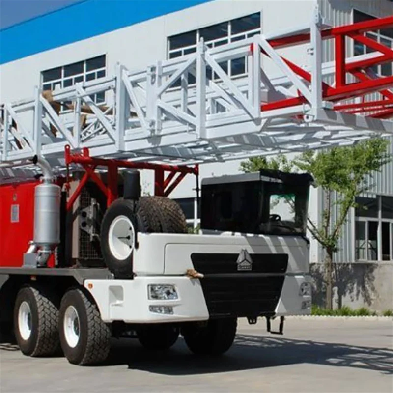 API oil and gas 550HP truck-mounted XJ550 workover rig