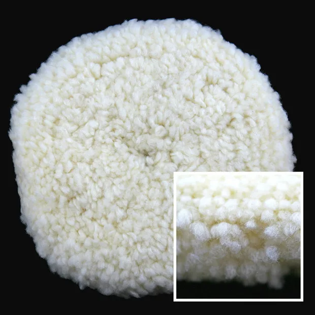 3m 05701wool Buffing Polishing Pads Double-faced Wools Quality Artificial Wool and Car Single Side Sheepskin OEM Fine Yellow