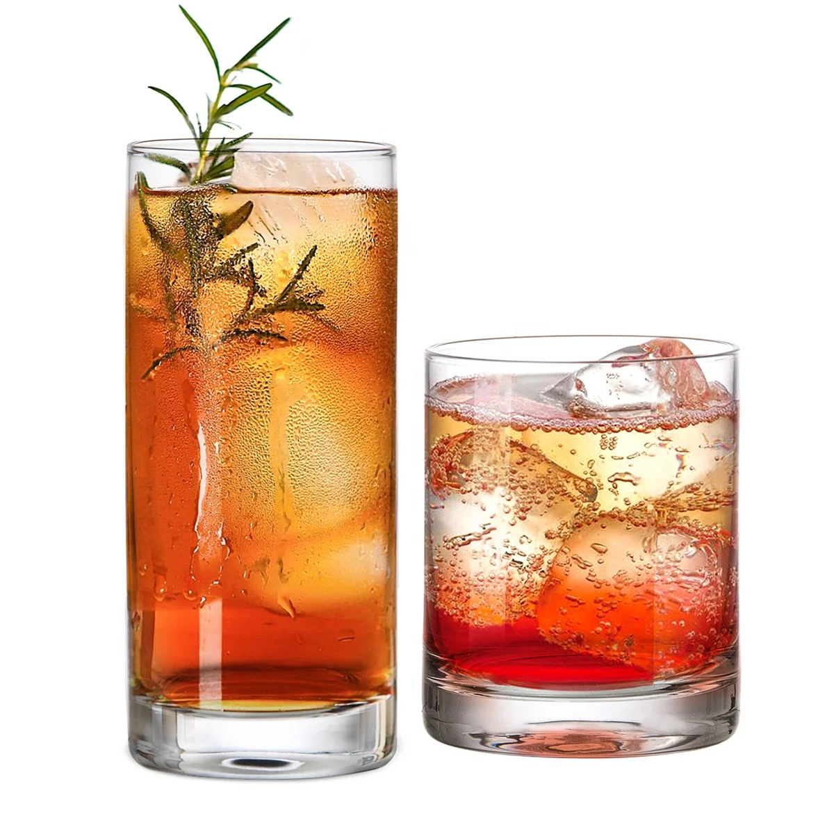 Изготовленный на заказ кристально чистый Highball Бар коктейль питьевое стакан juce Water