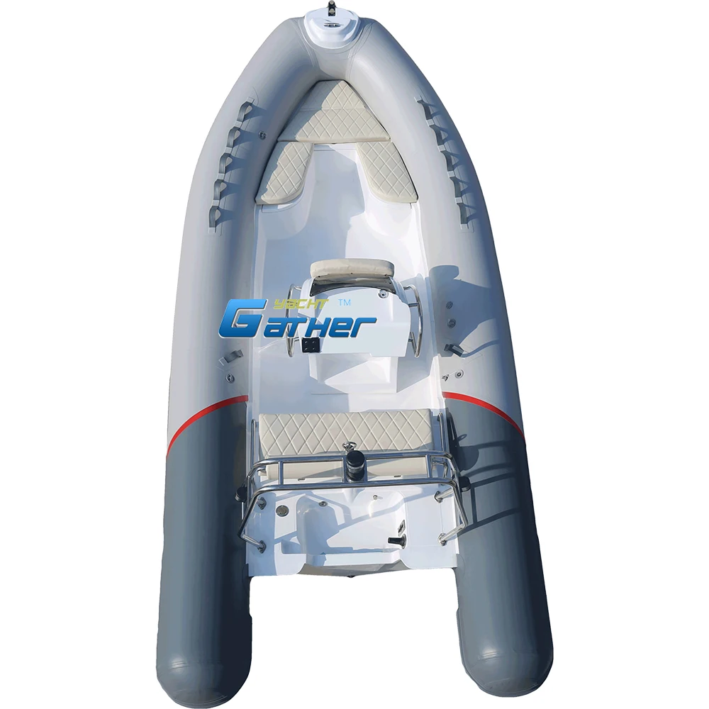 17FT RIB Boat 5.2m inflatable Fiberglass boat Rib520E with cheap price for water sports