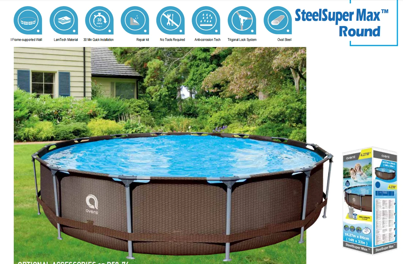 bestway 56725 outdoor swimming pool size 488*122cm round pool with best price