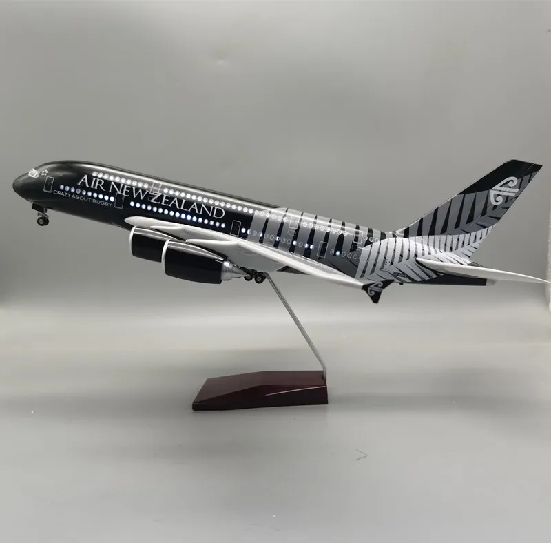 Large Scale 1:160 46cm Air New Zealand Model Airplanes Aircraft Airbus A380