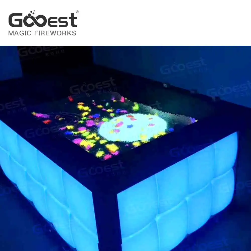 Indoor playground interactive projection magic fireworks games for kids