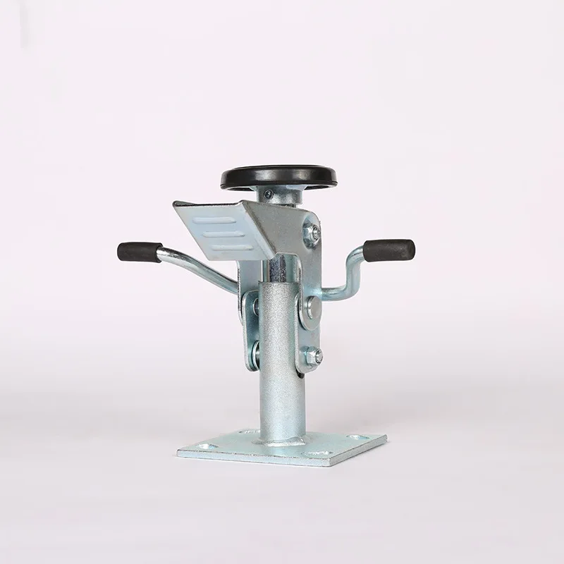 wagon wheels inspired elevating jacking brake scaffold caster