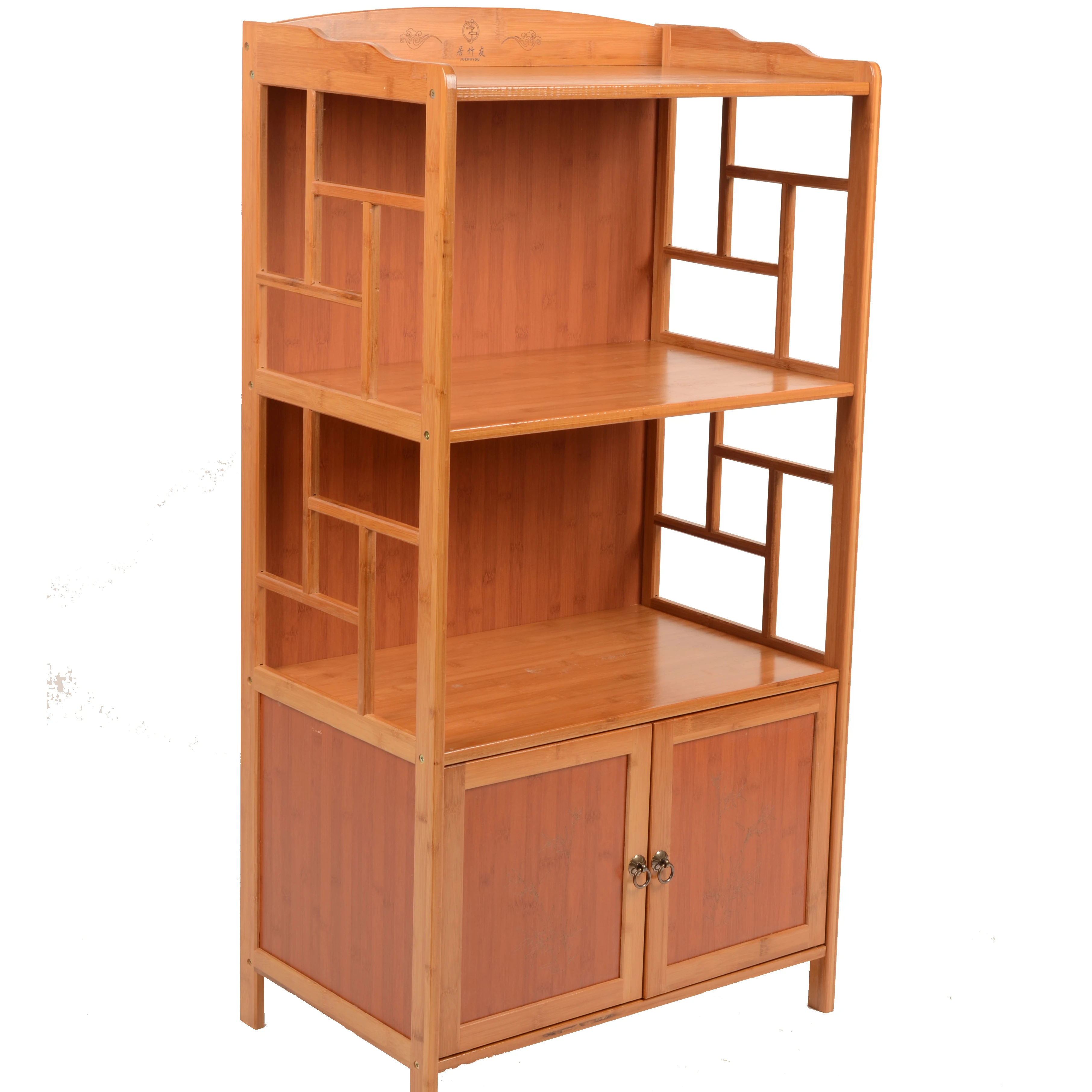 Factory Directly Wholesale Four Layers Bamboo Storage Kitchen Bamboo Cabinets