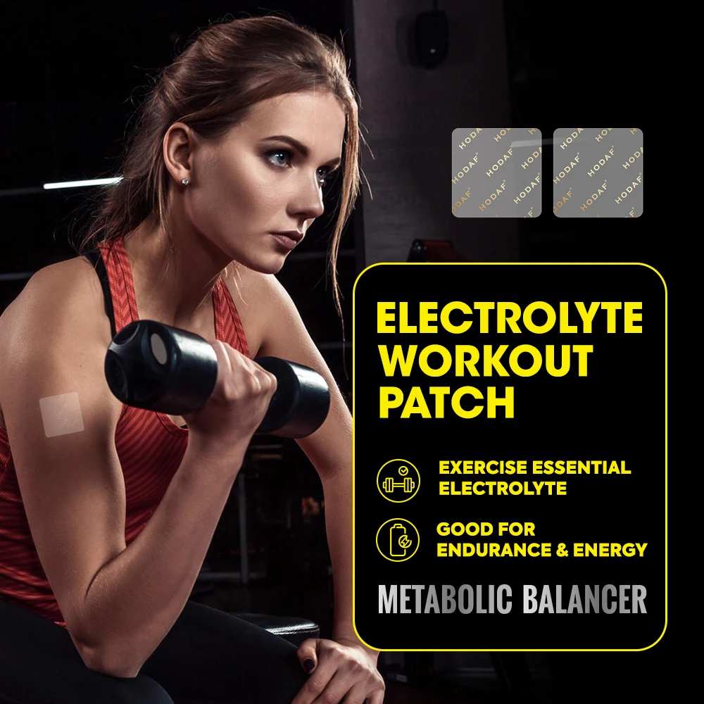 Supports Wellness with Functions Cruelty Free Water Resistant Electrolyte Workout Patch