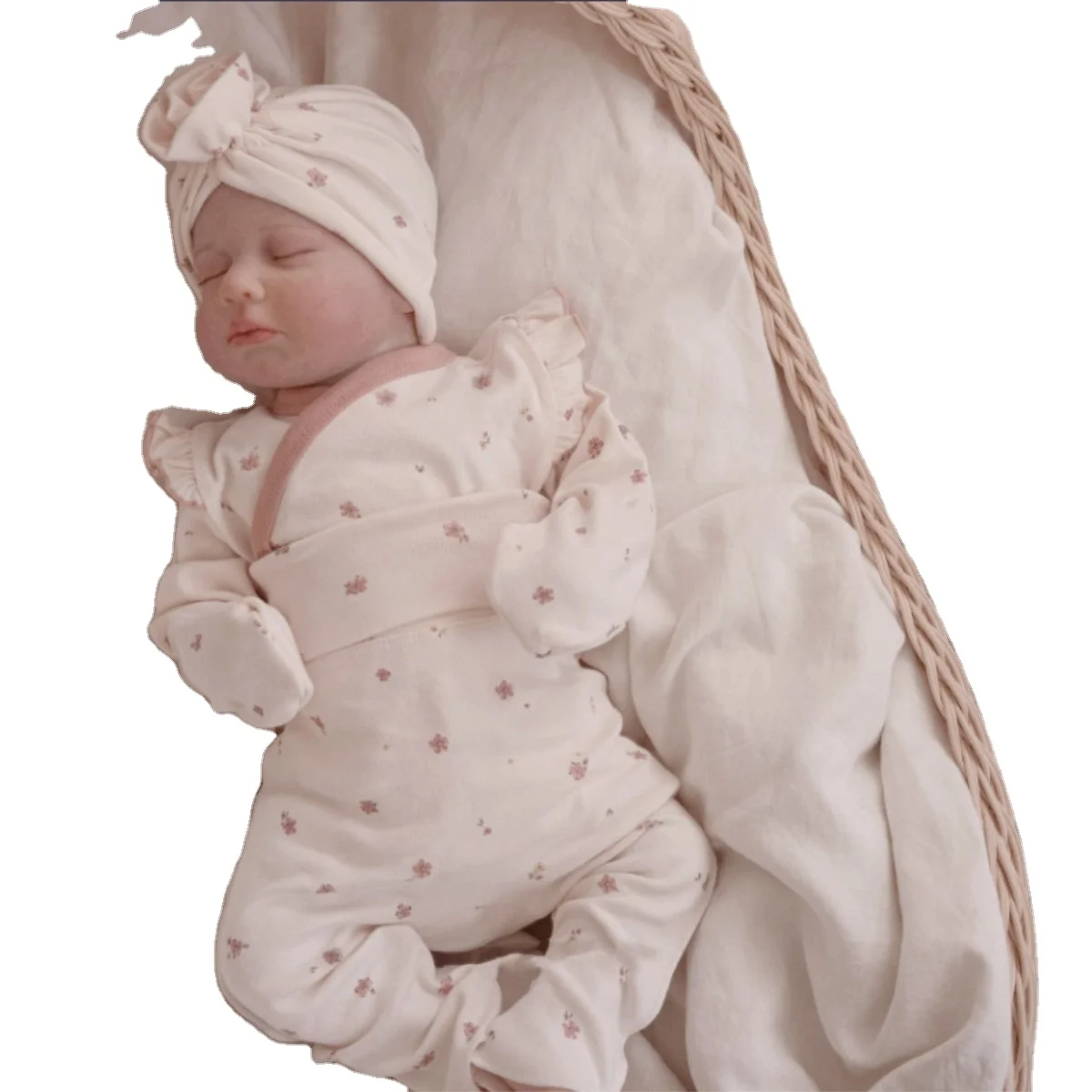 256 new arrival unisex newborn baby girls flower romper jumpsuit with pant 3 pcs clothing sets