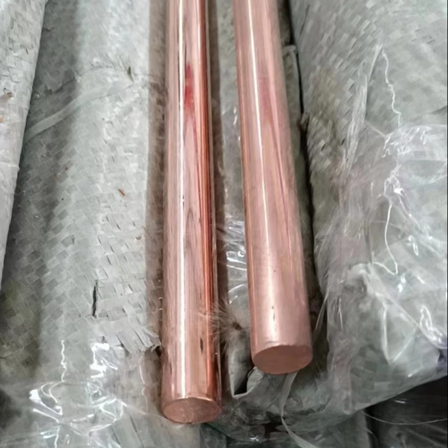 High Quality C11000 Copper Rod Bar Super Pure Copper Brass Rod Alloy Flat Copper Bar Round Manufacturer Price