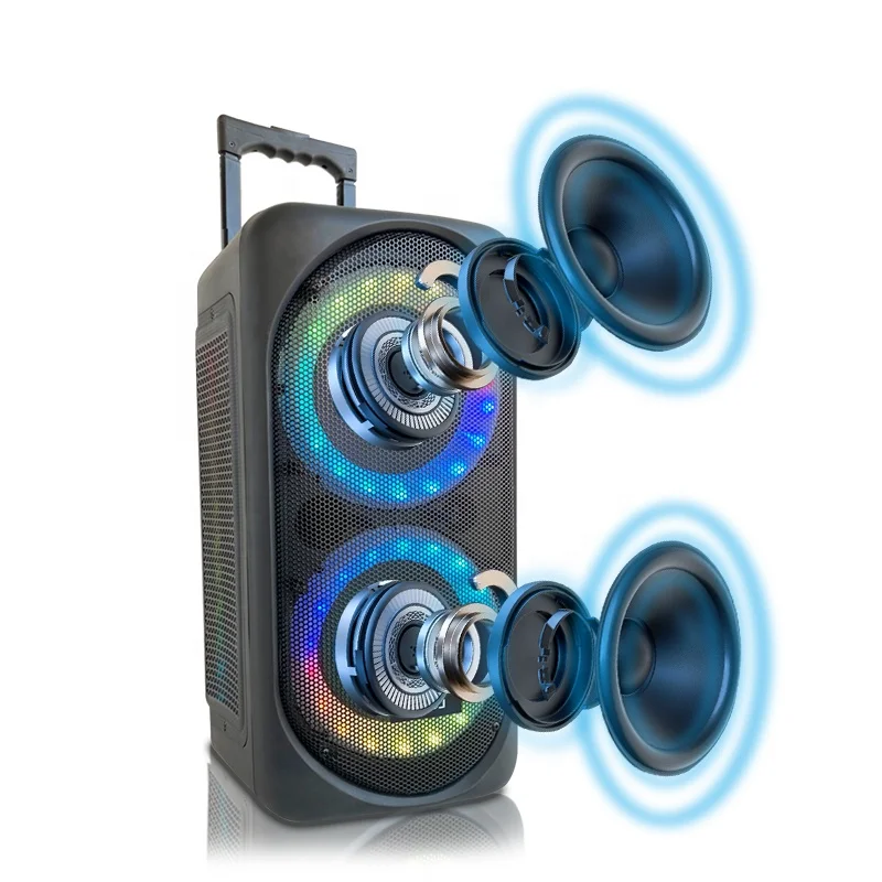 OS-O82S Ready to Ship LGB Light Speaker Party Bluetooth Boombox with Microphone Karaoke Player Portable Hot Sale JBL