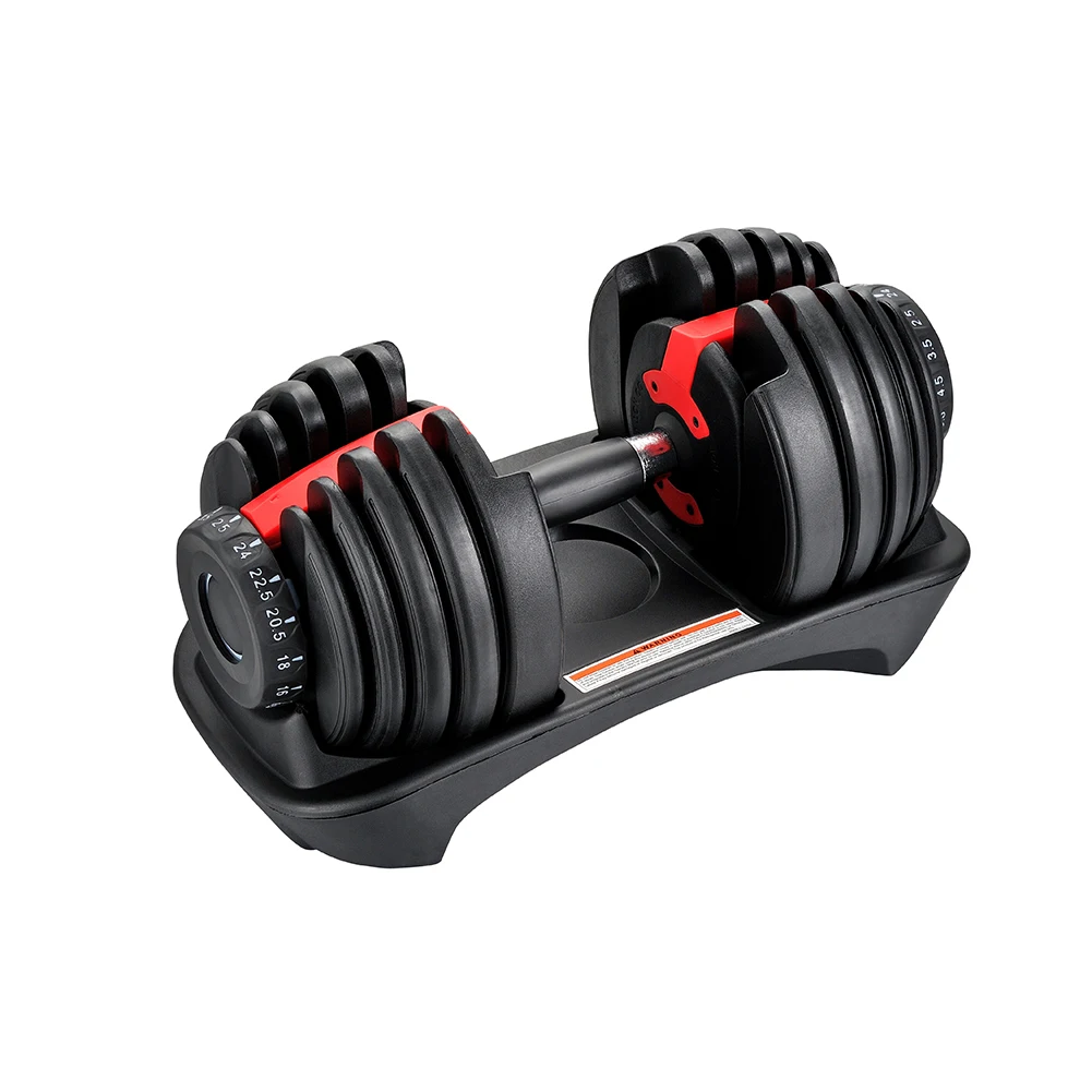 Premium home fitness 552 52.5lb ajustable dumbells high quality gym 24kg Adjustable Dumbbells