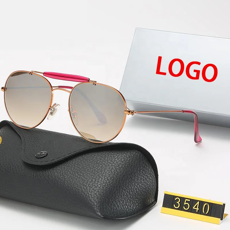 Fashion Pilot Sunglasses For Men Women Vintage Driving Sun glasses Gradient Lens Male Classic Black Eyewear UV400