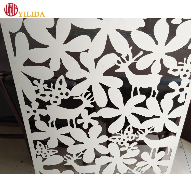 CAD drawing laser cut perforated aluminum sheet