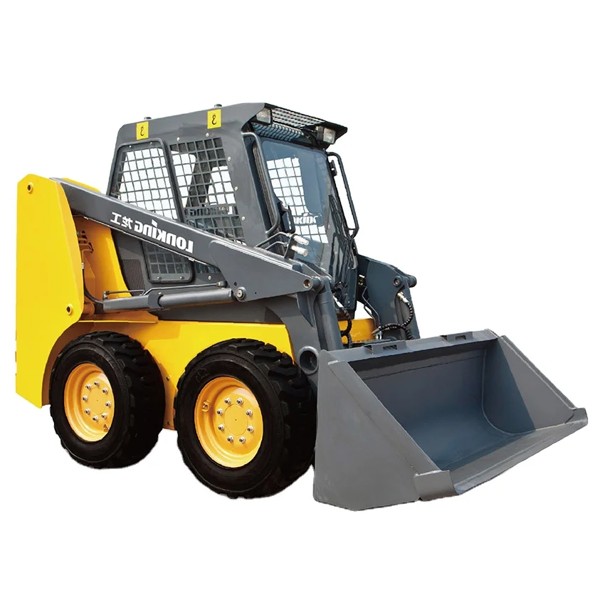 China Lonking advanced engine hydraulic system 3cbm skid steer loaders