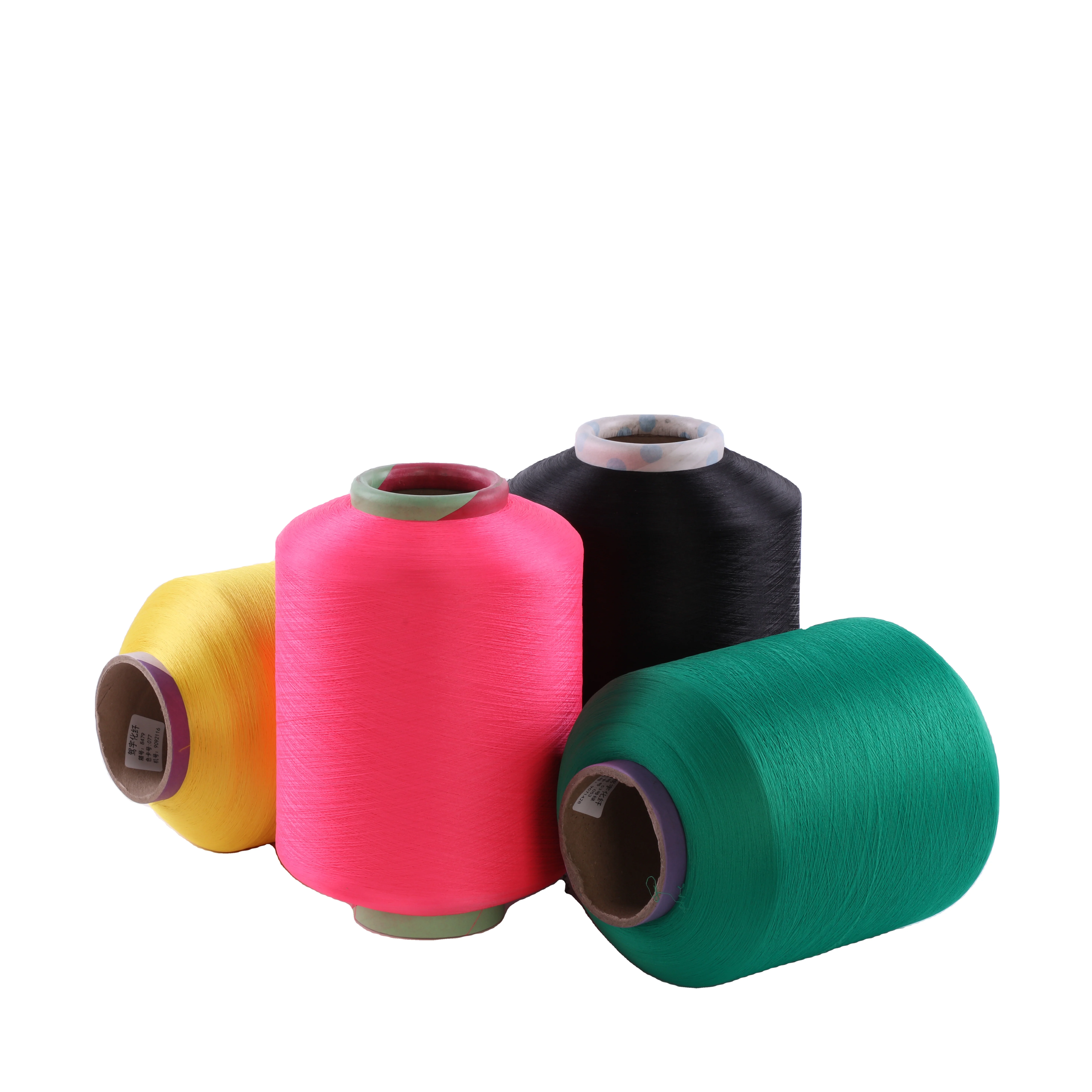 Super durable 2075/3075/4075 primary color SCY polyester covered spandex for socks