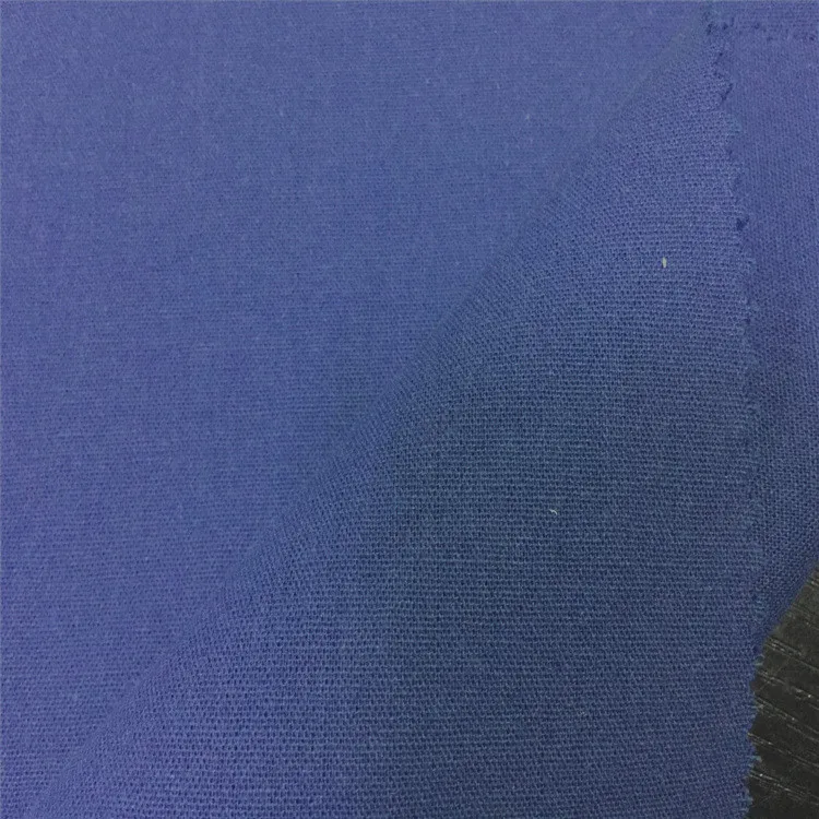 Однотонная окрашенная хлопчатобумажная ткань, 100% хлопчатобумажная ткань, чесаная хлопчатобумажная ткань для одежды