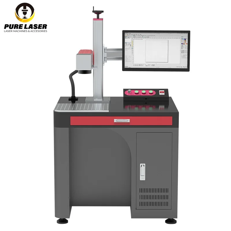 20W 30w 50W 100w 150W Complete In Specifications  Desktop Design  Fiber Laser Marking Machine