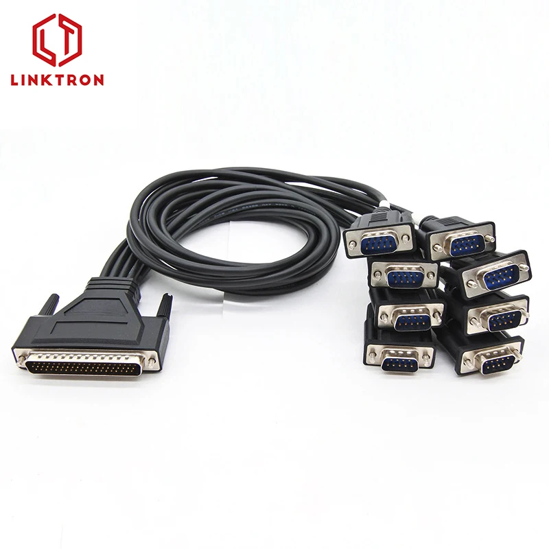 Кабель DSUB DB62PIN к DB9P папа 1 к 8 последовательный кабель Db62 папа к 8-порту Db9 папа соединительный кабель