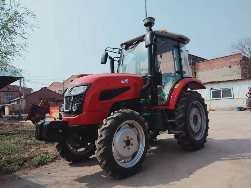Хит продаж хорошая цена сельскохозяйственный трактор 90hp 4WD с различными насадками