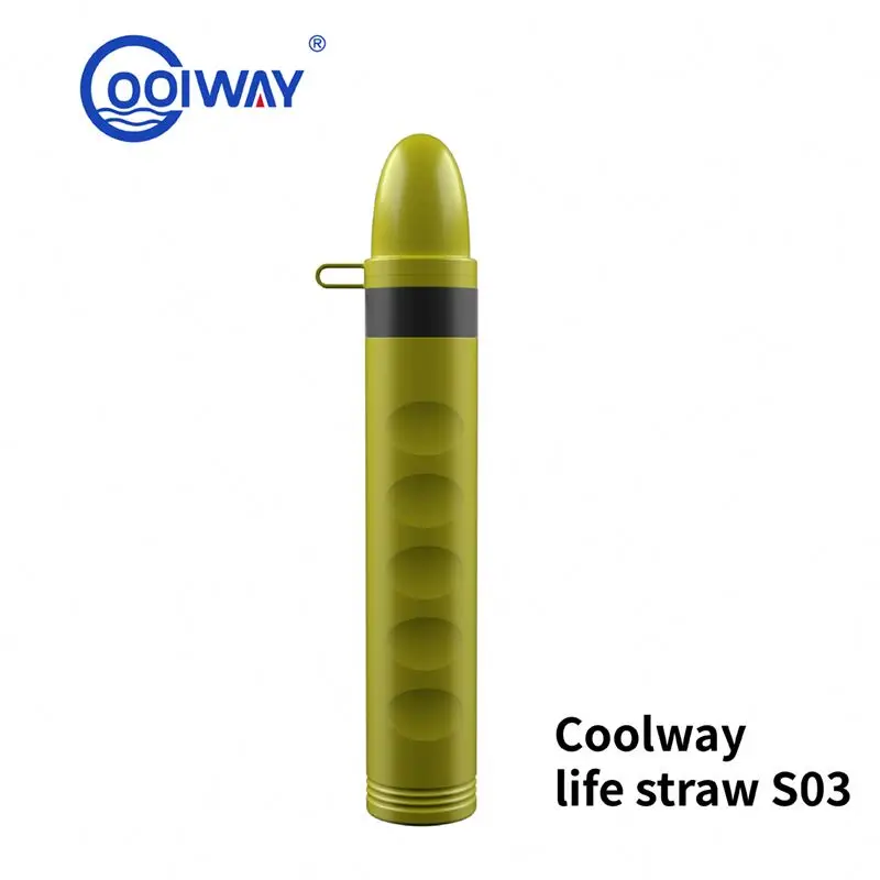 Outdoor Water Purifier Personal Survival Filter Straw Portable Emergency for