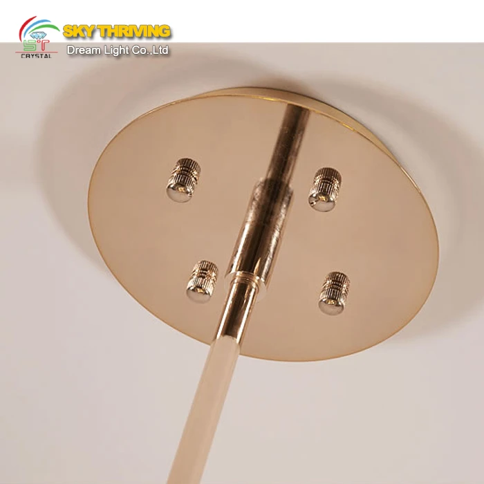 wholesale hot sale colored glass tube chandelier light