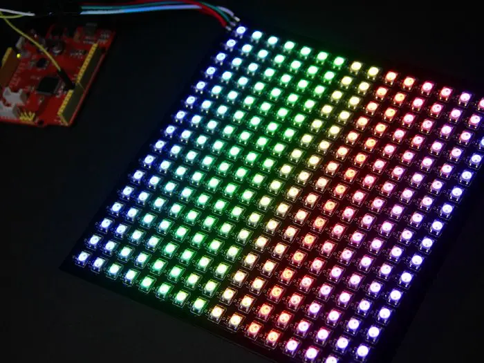 Shenzhen Pixel 16*16 RGBW LED Dot Matrix Panel Black Board LED Matrix