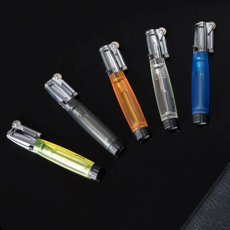 Kitchen Flame Lighters windproof Cigar Custom Encendedor Accessories Butane Gas Jet Lighter