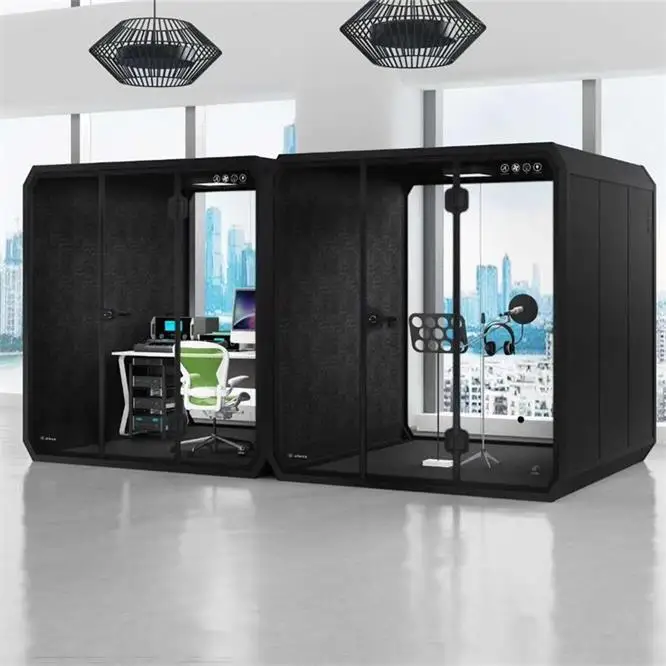 Easy Assemble Portable Acoustic Silence Soundproof Room Booth Office Booth Audiometric Silent Booth For Sale