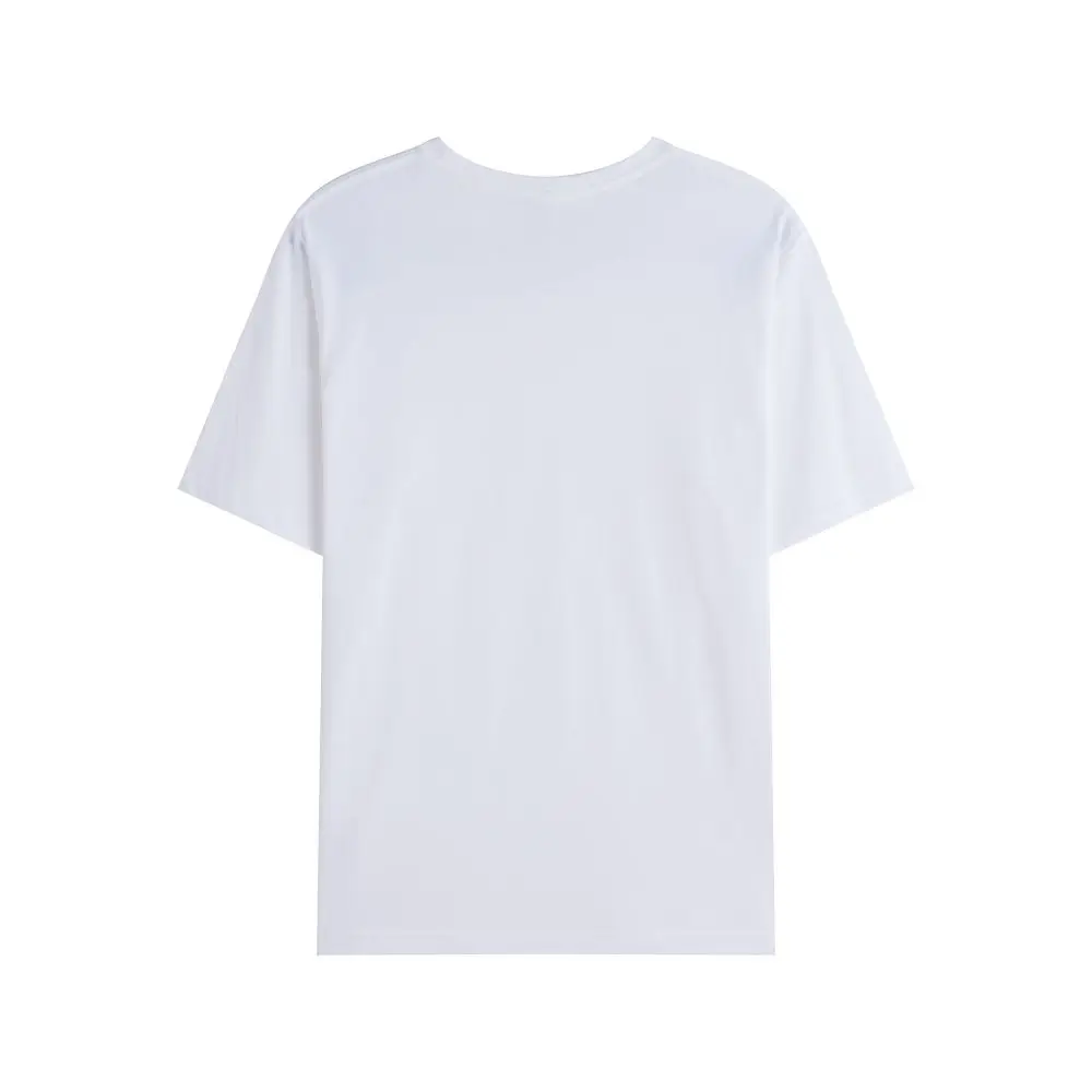 Plain White Cotton T-shirts Wholesale Unisex Breathable Regular Fit Short Sleeve Tee Custom Logo
