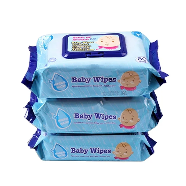 Factory custom household hand sanitary cleansing wipes mens baby facial skin care wet wipes 100 units tissue paper