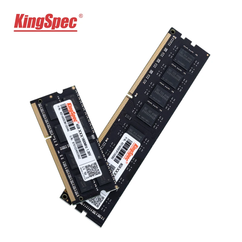  Оперативная память KingSpec ddr3 ОЗУ 2 ГБ 4 8 1333 МГц 1600 для