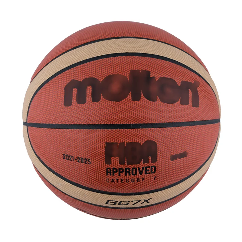Durable PU Basketballs Bouncy Match Play Official Size 7 PU Basketball High Quality Sports Basketball Wear Resistant