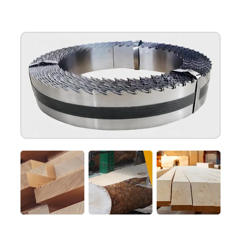 6 inch wide saw alloy steel wood ribbon saw blade industrial wood bandsaw blades for sawmill wood cutting