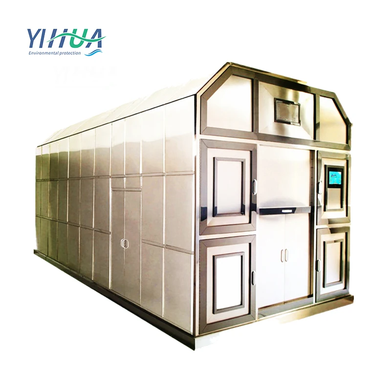 Smoke Free Human Cremation Furnace Machine Human Body Incinerator