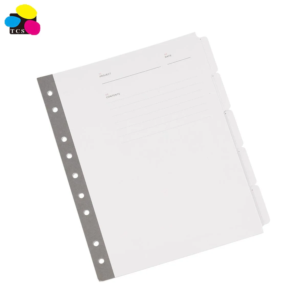 Universal clear 1-20/cut index paper Colorful Dividers with Easy-Access Tabs
